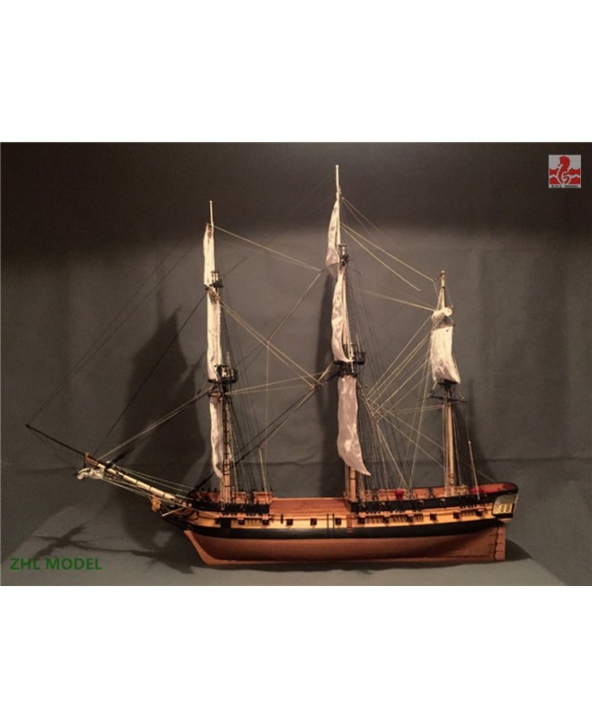 HMS Surprise Scale 1/48 56.9" with 4 lifeboat Wood Model Ship Kit